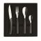 Набор столовых приборов 24 шт. в подарочной коробке, QUARTZ CARBON, DEGRENNE, арт.205887 Набор столовых приборов 24 шт. в подарочной коробке, QUARTZ CARBON, DEGRENNE, арт.205887