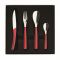 Набор столовых приборов 24 шт. в подарочной коробке, QUARTZ ROUGE, DEGRENNE, арт.206785 Набор столовых приборов 24 шт. в подарочной коробке, QUARTZ ROUGE, DEGRENNE, арт.206785
