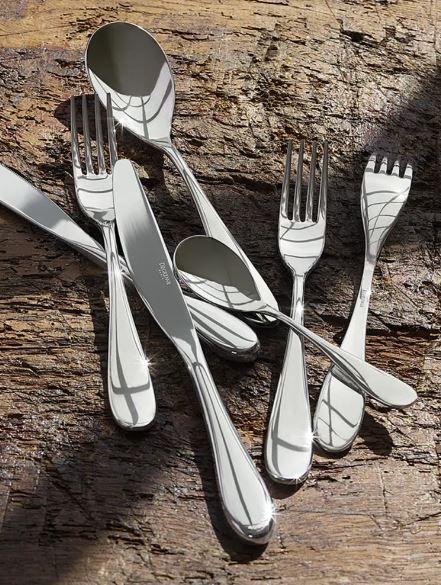 Набор столовых прибров 100 предметов, ONDE MIRROR, DEGRENNE, арт.235943 Набор столовых прибров 100 предметов, ONDE MIRROR, DEGRENNE, арт.235943