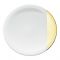 Тарелка обеденная Д 27 см.,  белая с золотым краем SD ONE, DEGRENNE, арт.:241053